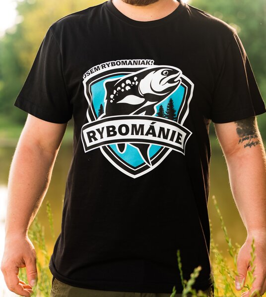 Tričko Rybománie černé